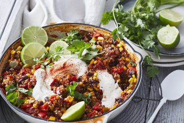 Vegan Mexican Fiesta recipe from Super Green Super Easy by Sally Obermeder and Maha Corbett