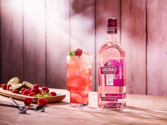 Greenall's Wild Berry Gin is the base for this gin-tastic Flora Dora cocktail.