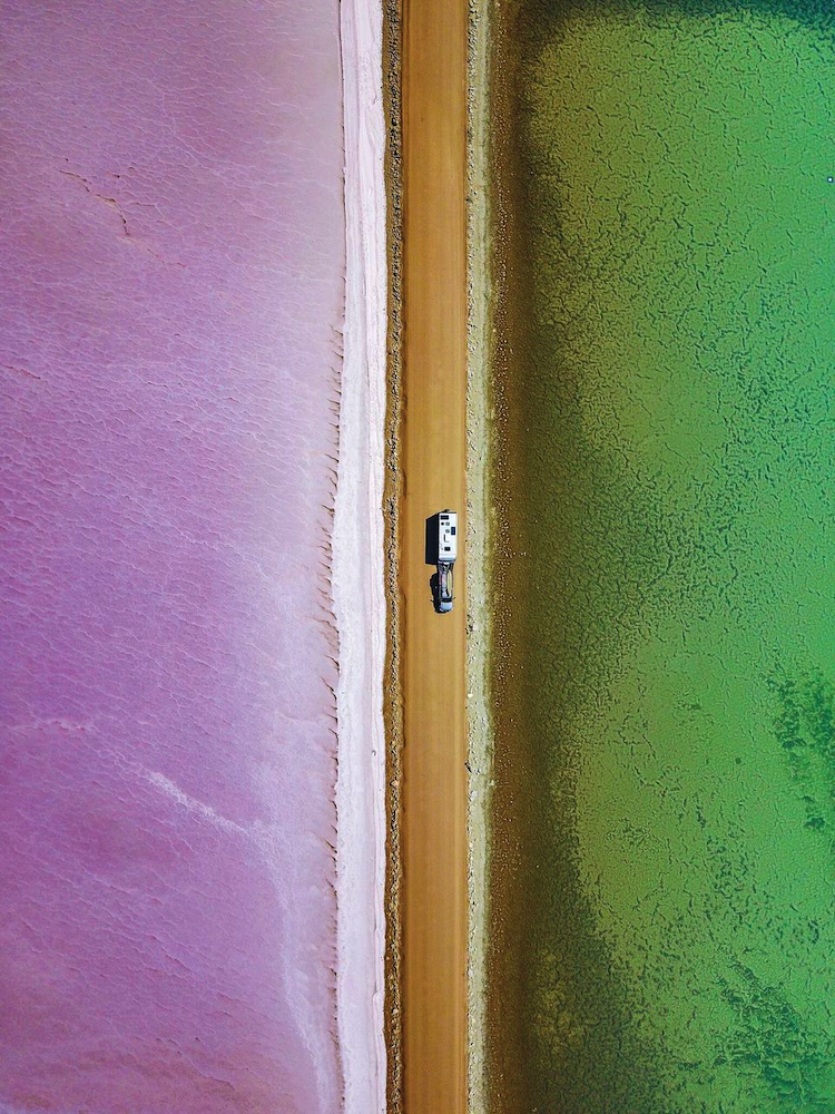 Lake MacDonnell, South Australia. Photo by The Blonde Nomads, Tracy and Rob Morris. best Australian road trips