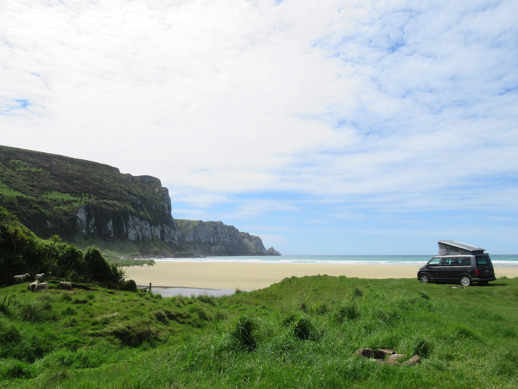 Purakaunui Bay, The Catlins, New Zealand.