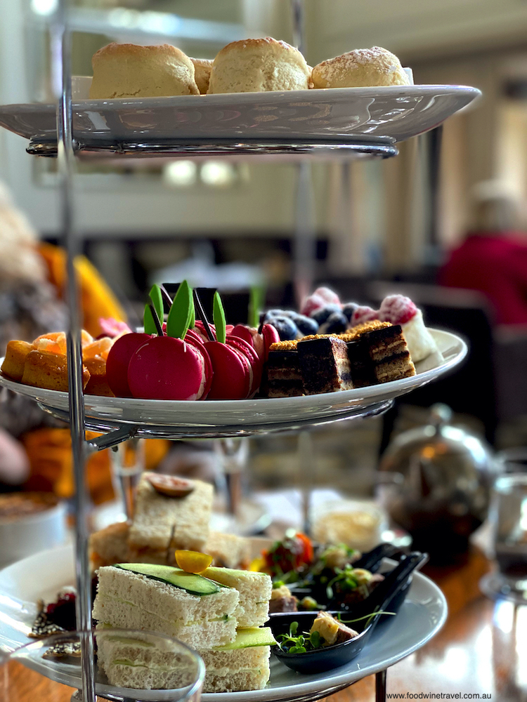 Afternoon tea at the Hyatt Hotel Canberra