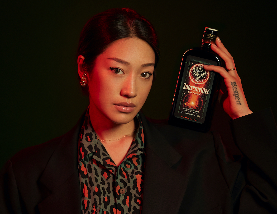 Internationally renowned DJ, Peggy Gou, is an ambassador for the Limited Edition Jägermeister.