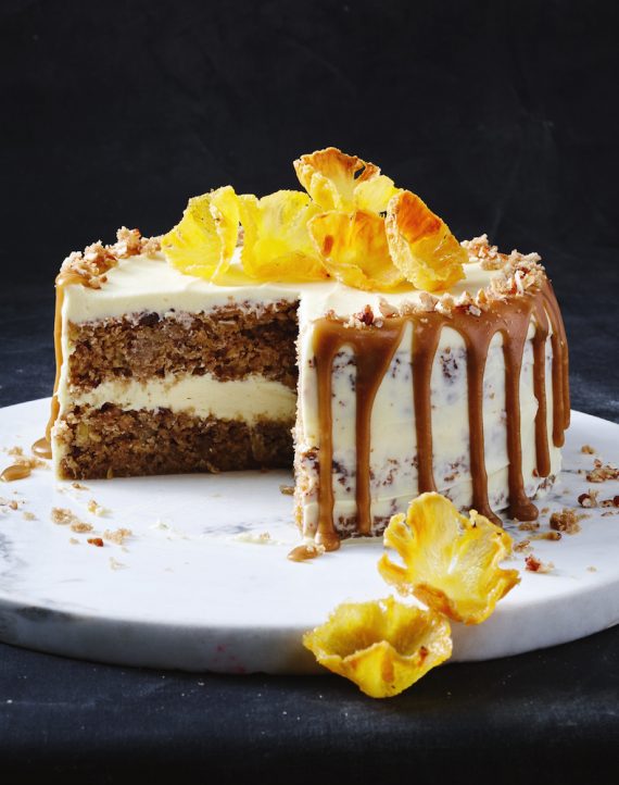 Baking a cake in the slow cooker. This delicious recipe for Hummingbird Cake is from Taste Top 100: The Ultimate Slow Cooker.