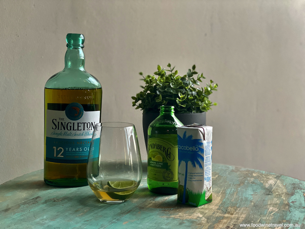 The Plus Two formula mixes The Singleton with a still mixer and a sparkling mixer for a deliciously easy cocktail.