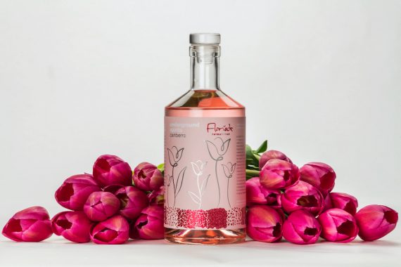 Underground Spirits' Floriade reimaGINed limited edition pink gin