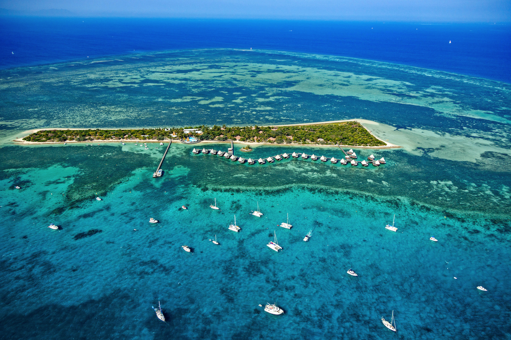 Escapade resort has New Caledonia's only overwater bungalows.