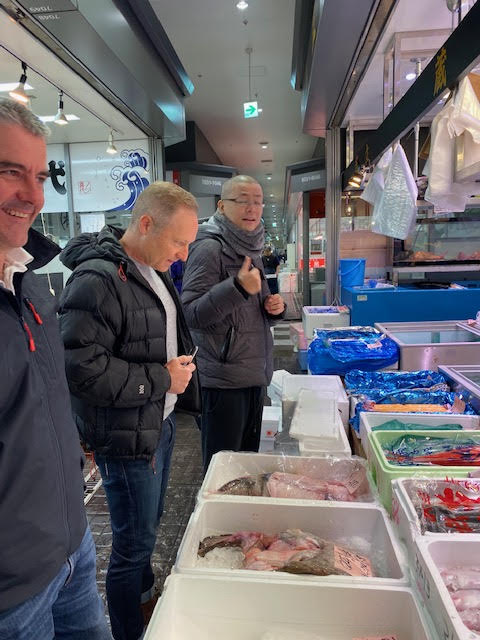 Join a Michelin star chef on a guided tour of Tsukiji Markets with Plan Japan.