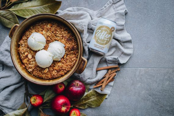 Zeffer Apple Crumble Infused Cider and a recipe for Apple Crumble