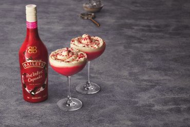 Baileys Red Velvet Cupcake: indulgent and festive.