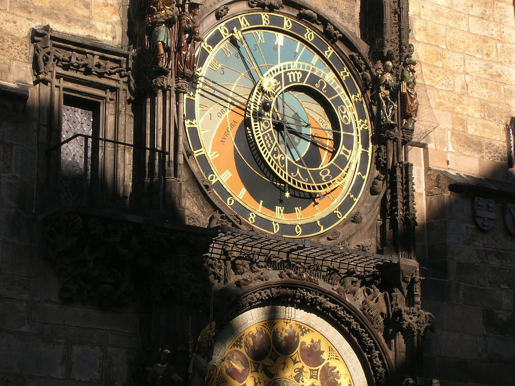 Prague's Astronomical Clock. Image by Susbany from Pixabay.