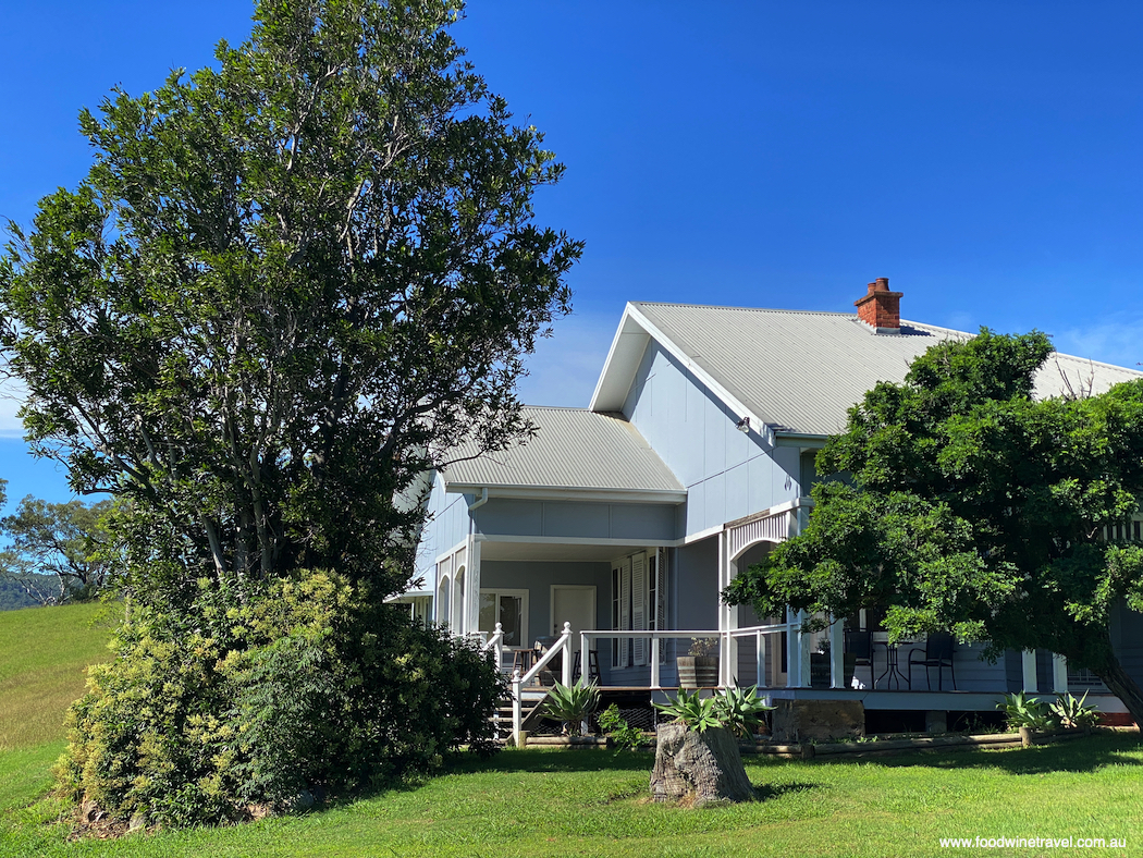 Oakdale Cottage, one of three guest houses overlooking the vineyard.