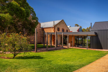 Bremerton Wines' new tasting room sits alongside the historic 1866 barn. Photo: John Krüger.