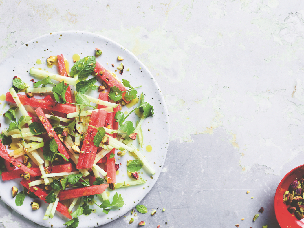 Zesty Apple and Watermelon Salad, from Barbecue This!