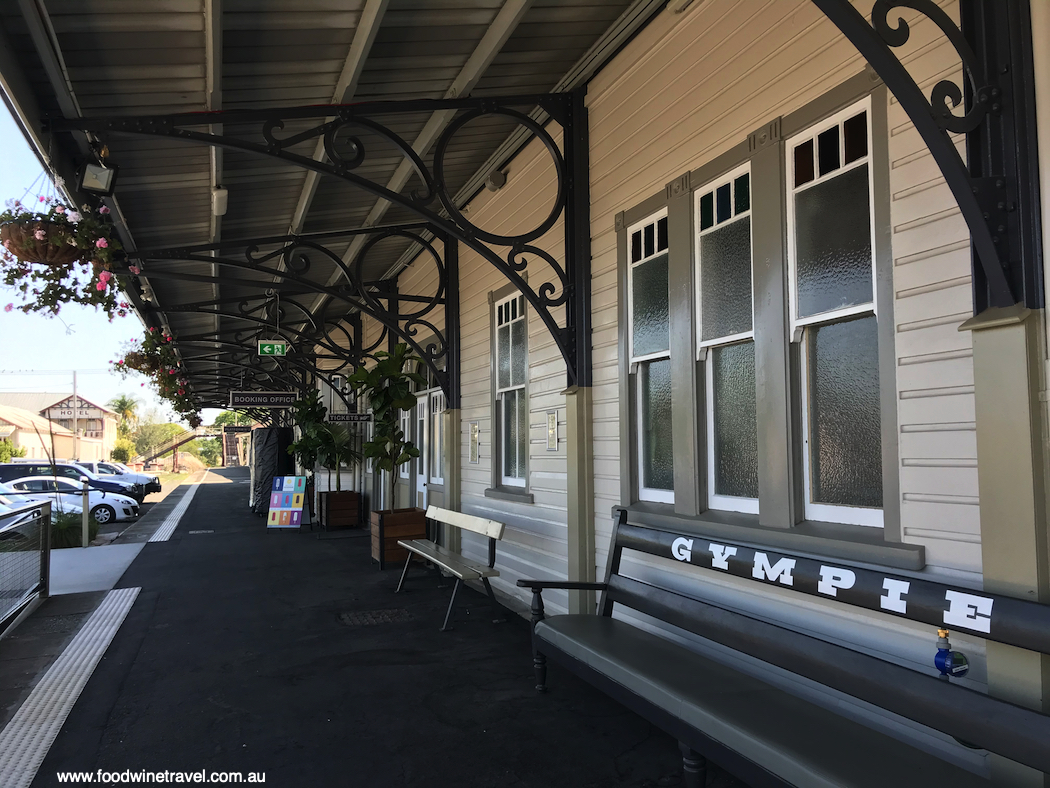 Indulge in lunch at Gympie's historic station.