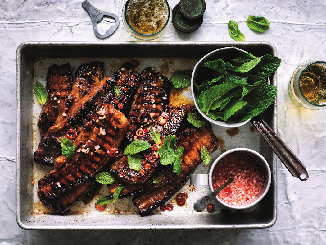 Adam Liaw’s Quick Barbecued Pork Belly, from Good Food New Classics.