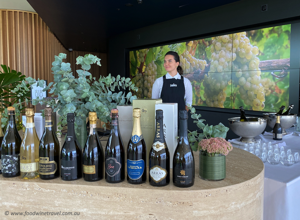 "I love the fact that these wines are affordable but made with the same quality criteria (as Champagne)," says Stelzer. Tasmania's sparkling wine