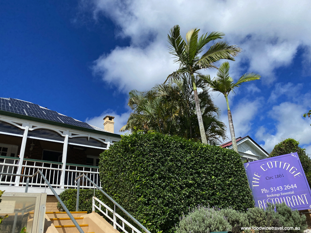 The Cottage Restaurant is in a 160-year-old building, one of many beautiful heritage buildings in Ipswich.