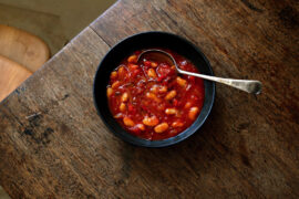 Hugh Fearnley-Whittingstall’s Storecupboard Soup, from Eat Better Forever.