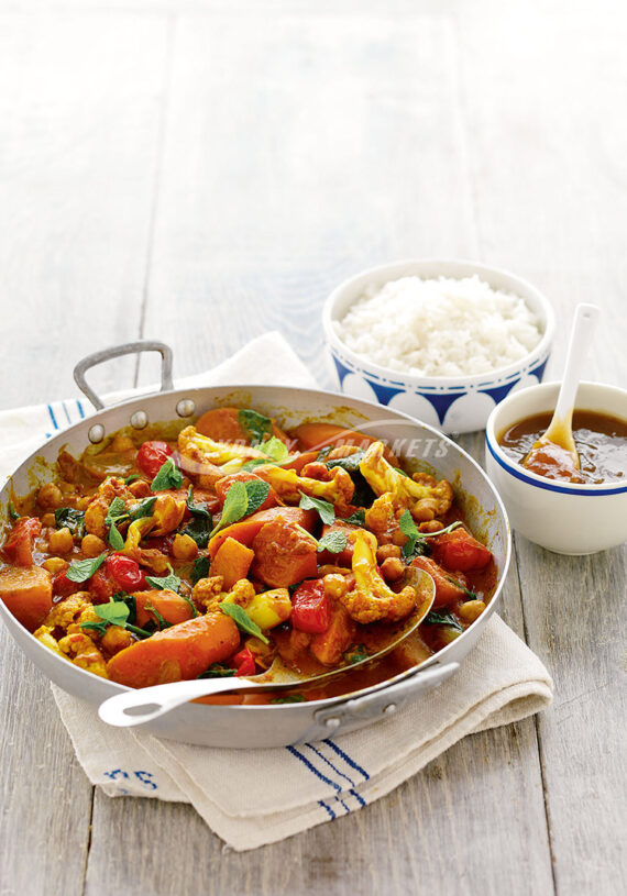 Enjoy this delicious Rogan Josh curry loaded with some of my favourite vegetables.