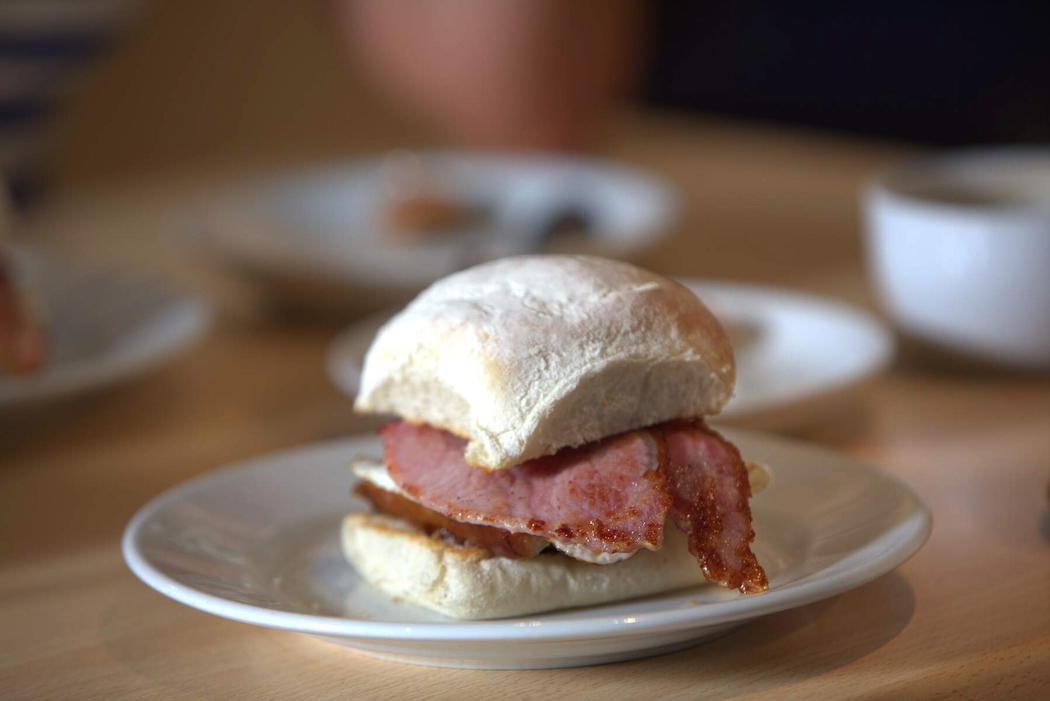 Light and fluffy blaa, a speciality of Waterford. © Keith Fitzgerald