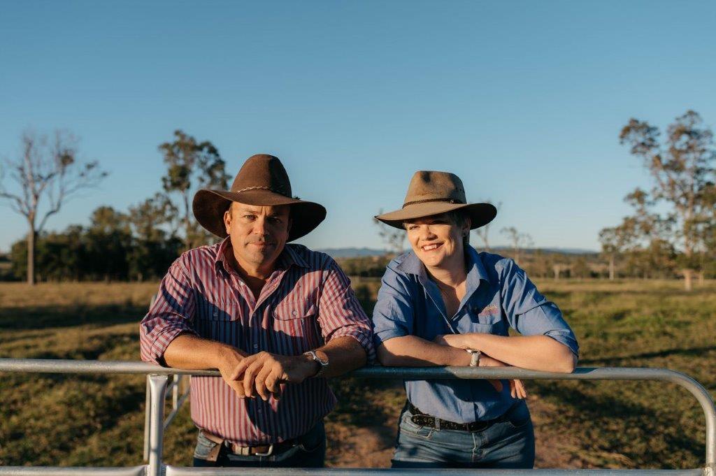 Duncan Brown and Selena Gomersall, founders of Brisbane Valley Protein.