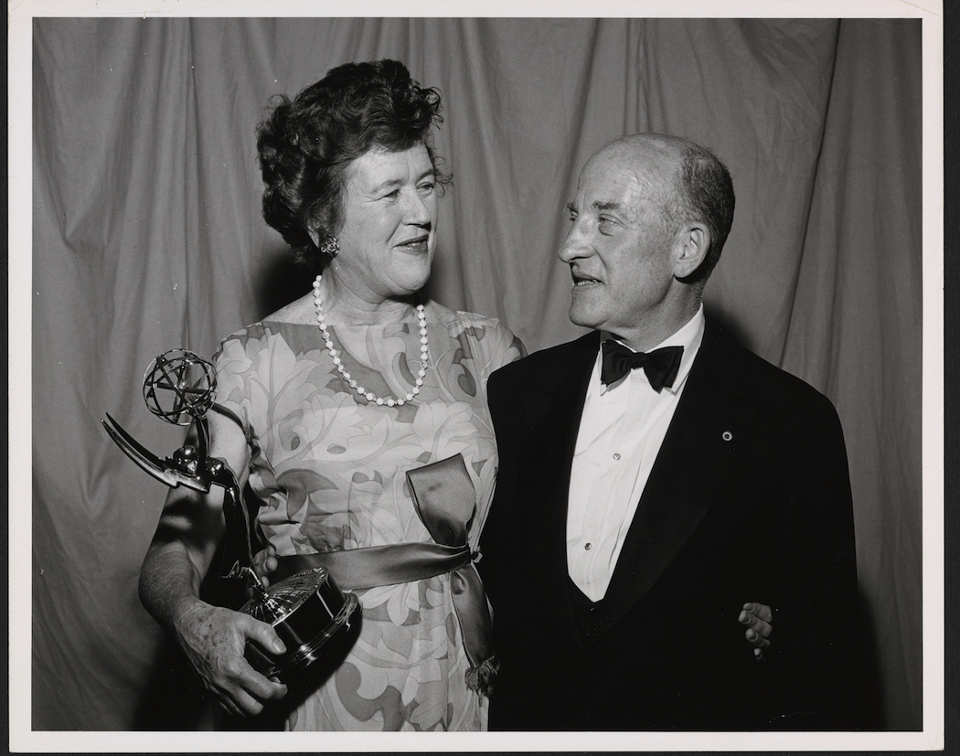 Julia Child and her husband Paul, her loudest cheerleader.