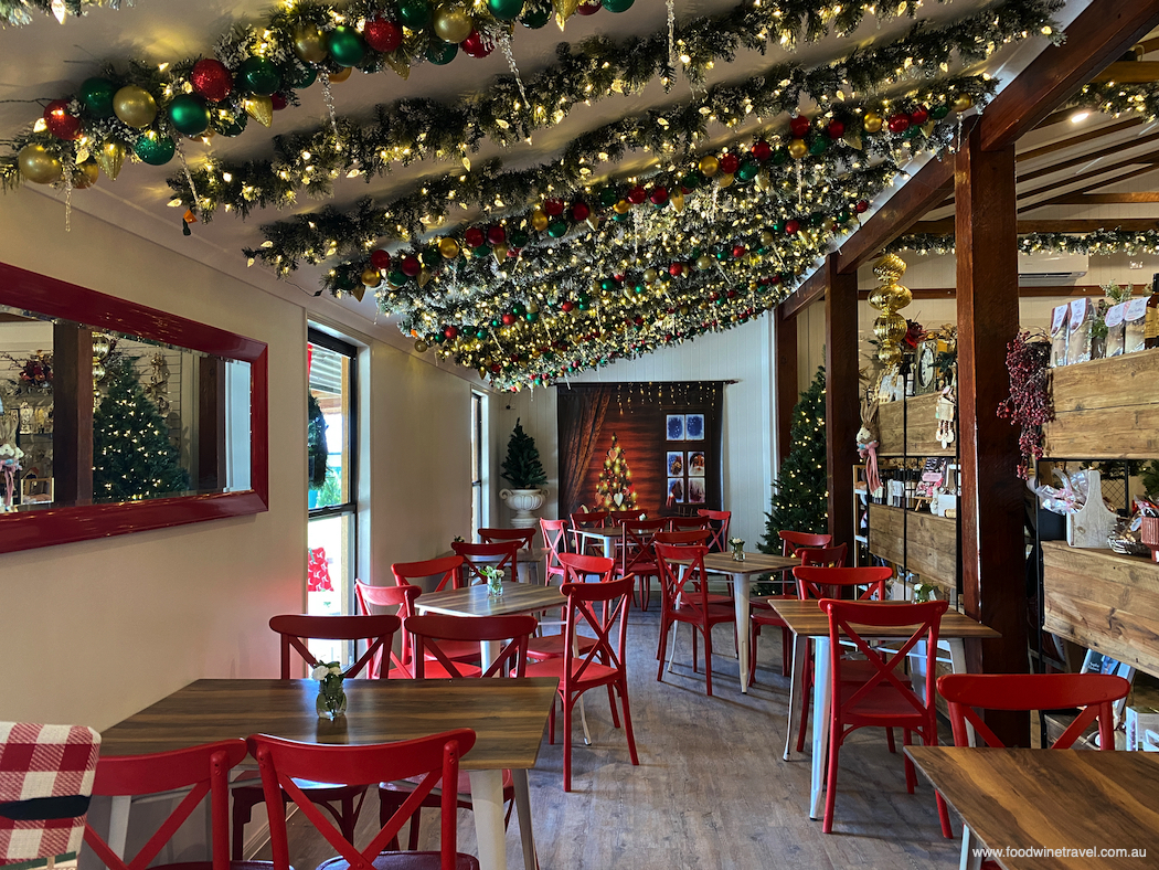 Mrs. Claus Kitchen serves light meals, snacks and afternoon teas.