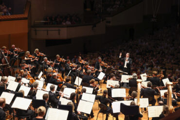 Umberto Clerici conducting the Queensland Symphony Orchestra in its Season Closing Gala.