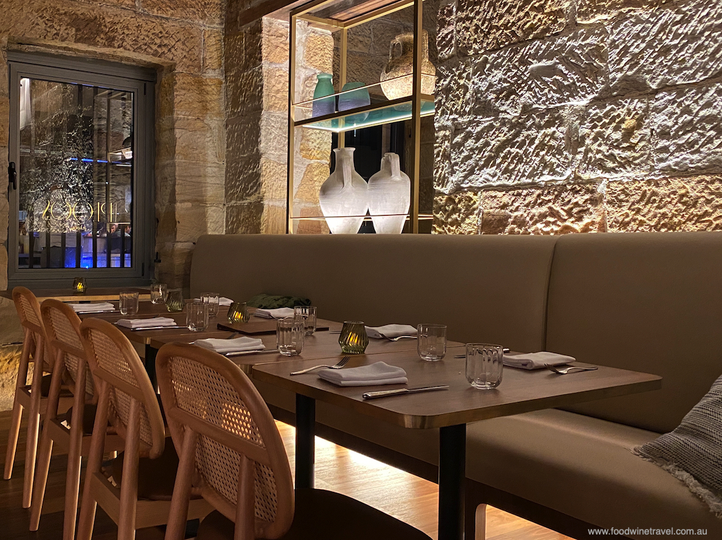 The fit-out of the heritage-listed building provides for a casual but classy ambience.