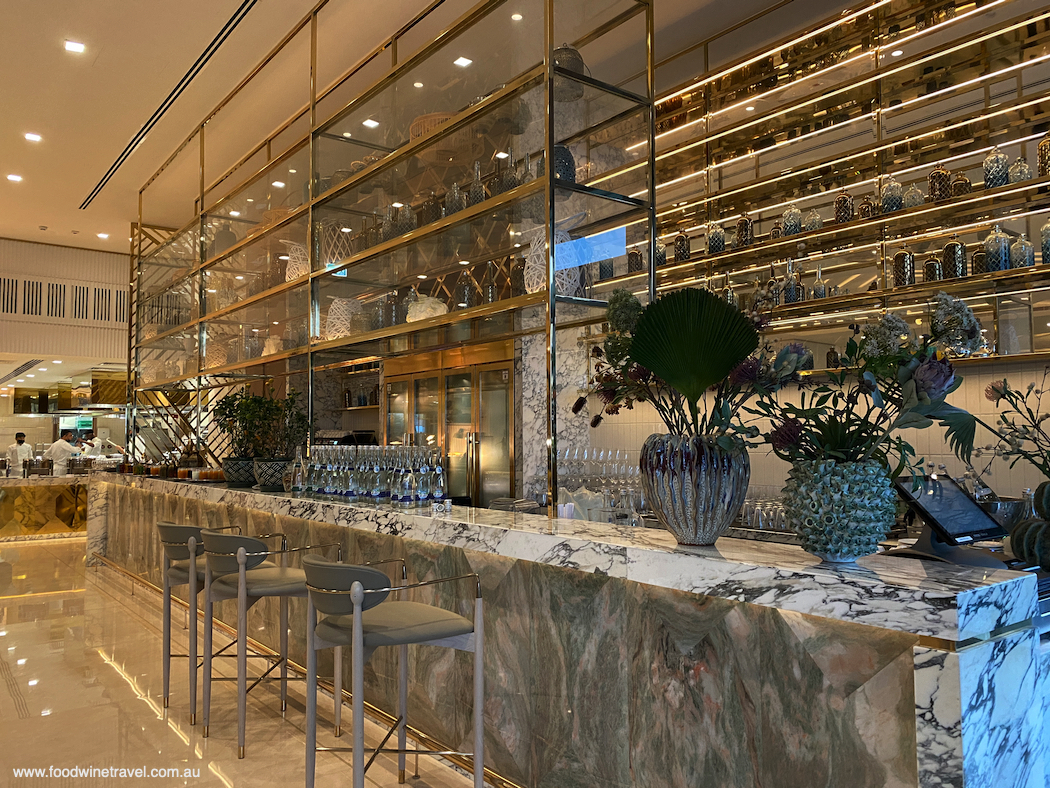 Cordelia, St Regis's fine dining restaurant, is spacious and elegant.