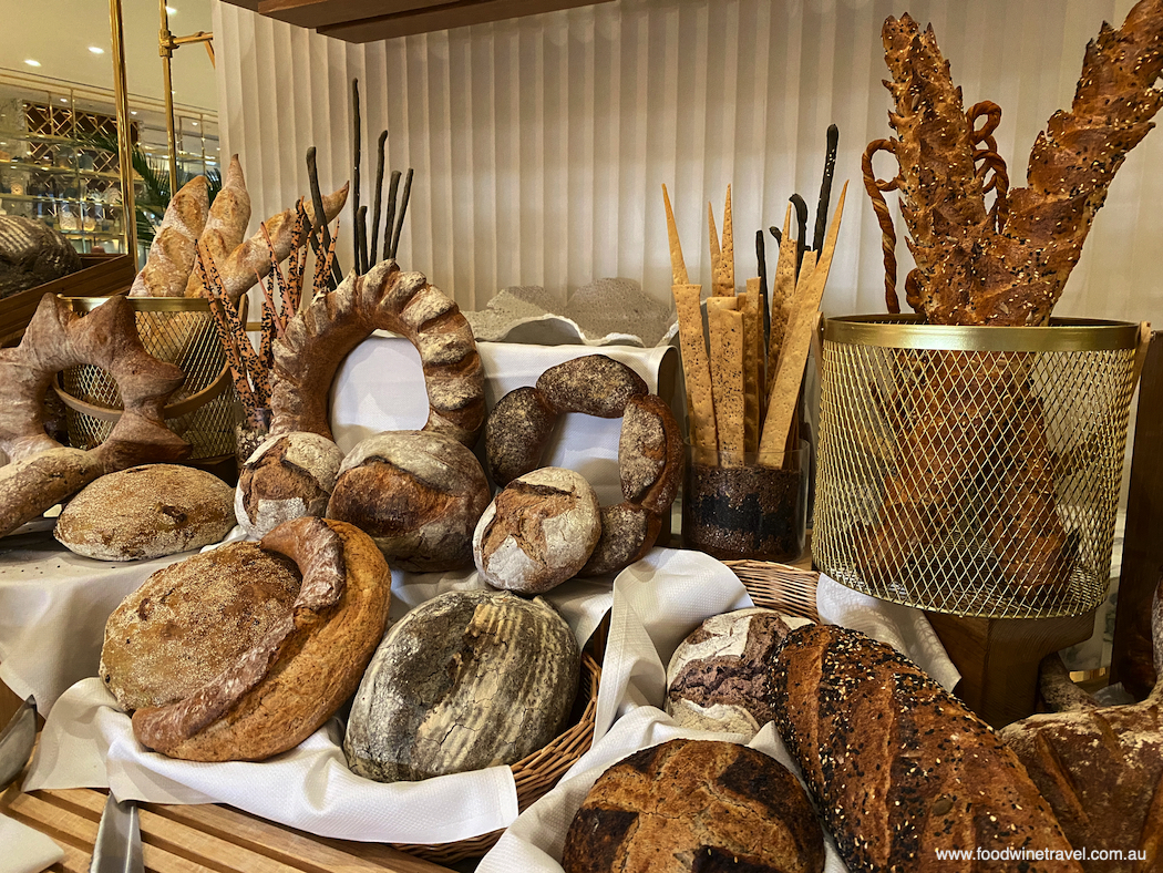 So many breads to choose from.