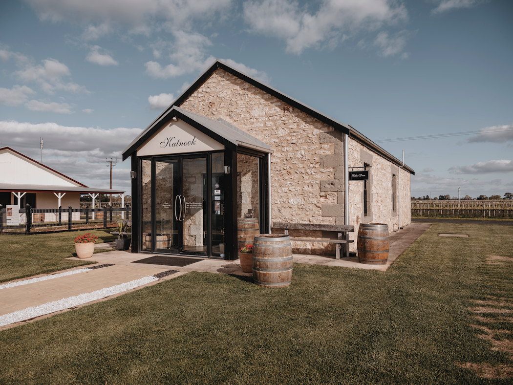 Katnook's historic cellar door, built in the late 1800s.