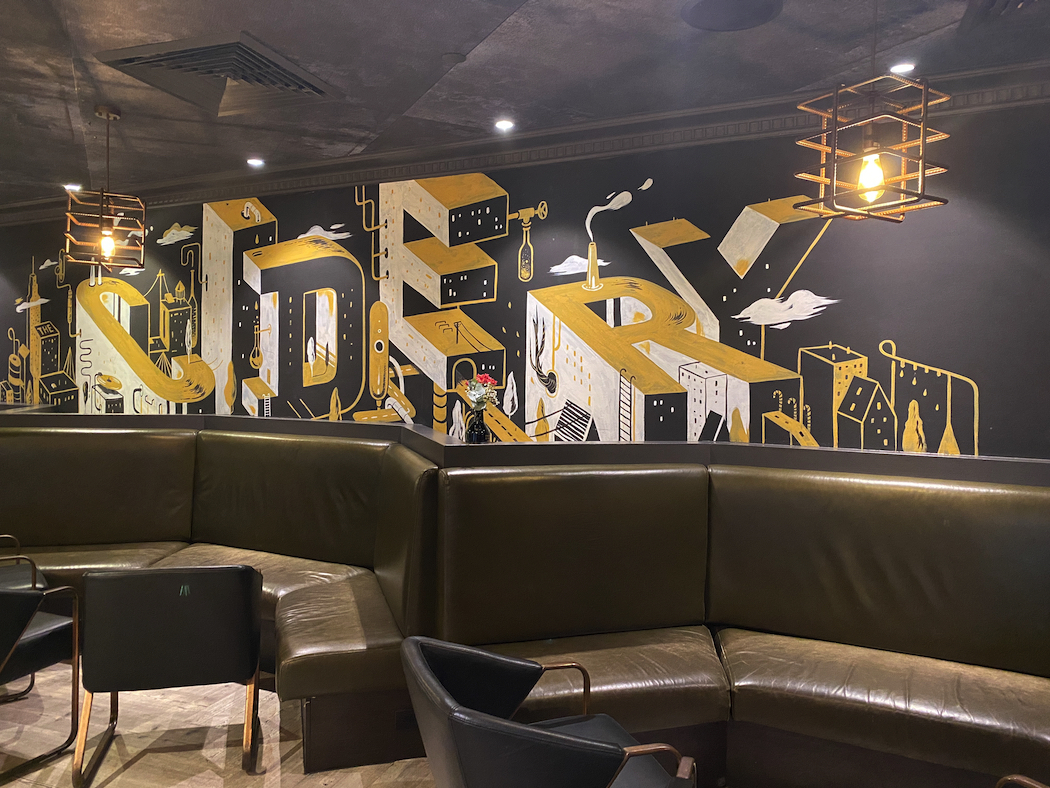 The Cidery transforms from a funky eatery by day to a cosy nightspot.
