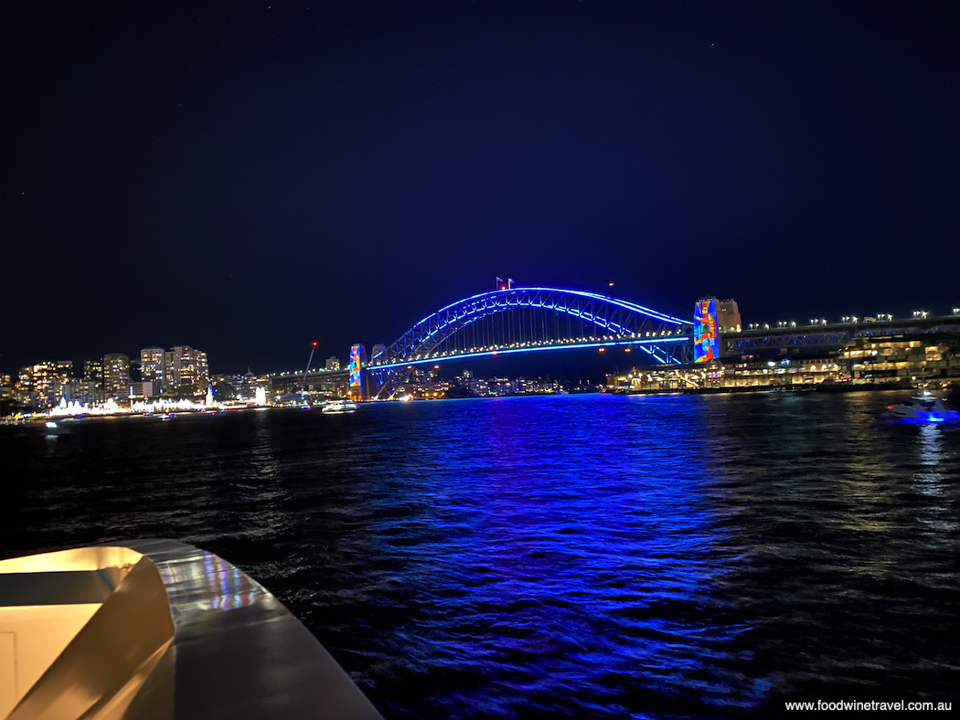 Sydney Harbour Bridge always looks so grand when illuminated.