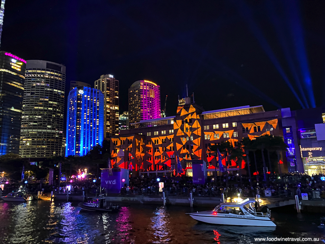 Vivid Sydney Captain Cook Cruises Museum of Contemporary Art