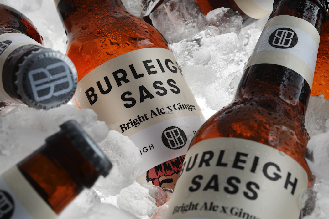 Burleigh Brewing Sass beer on ice-imp