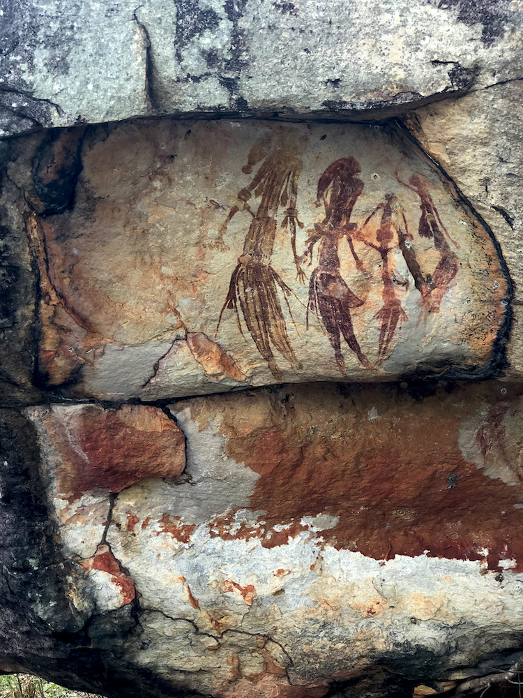 Gwion Gwion rock paintings, visited enroute to Drysdale River Station.