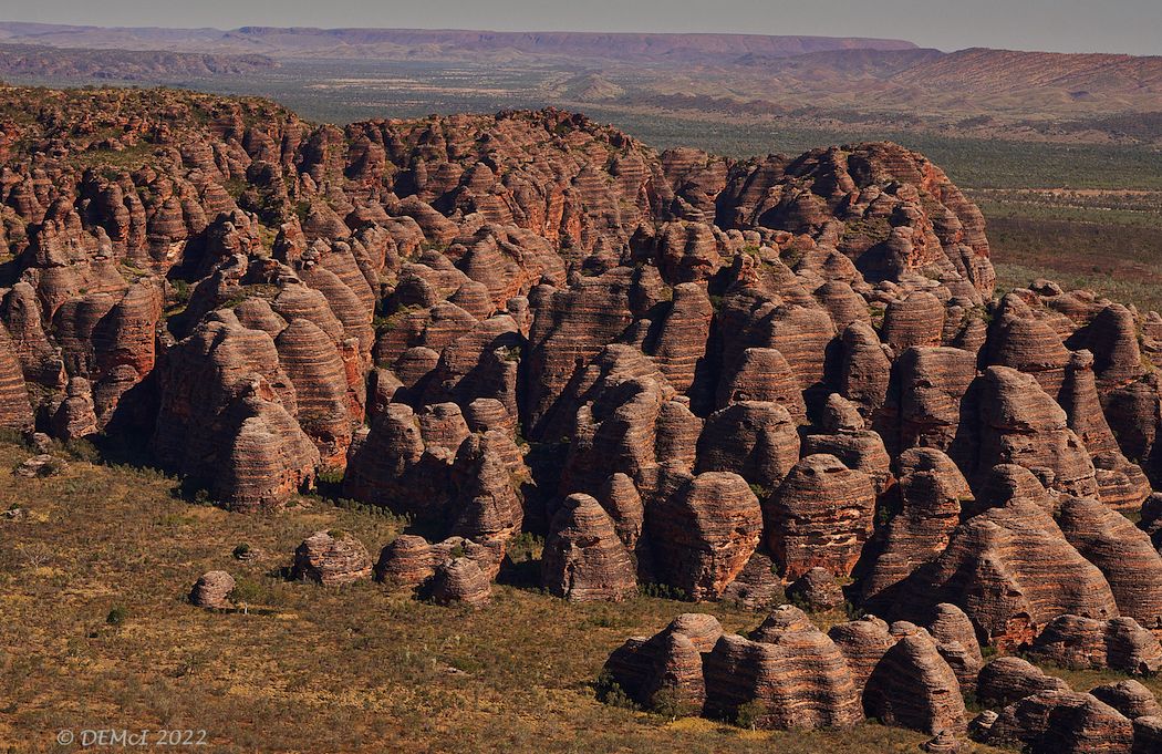 The World Heritage-listed Bungle Bungle Range in Purnululu National Park.