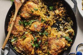 Cardamom Cinnamon Chicken Rice, from The Year of Miracles.