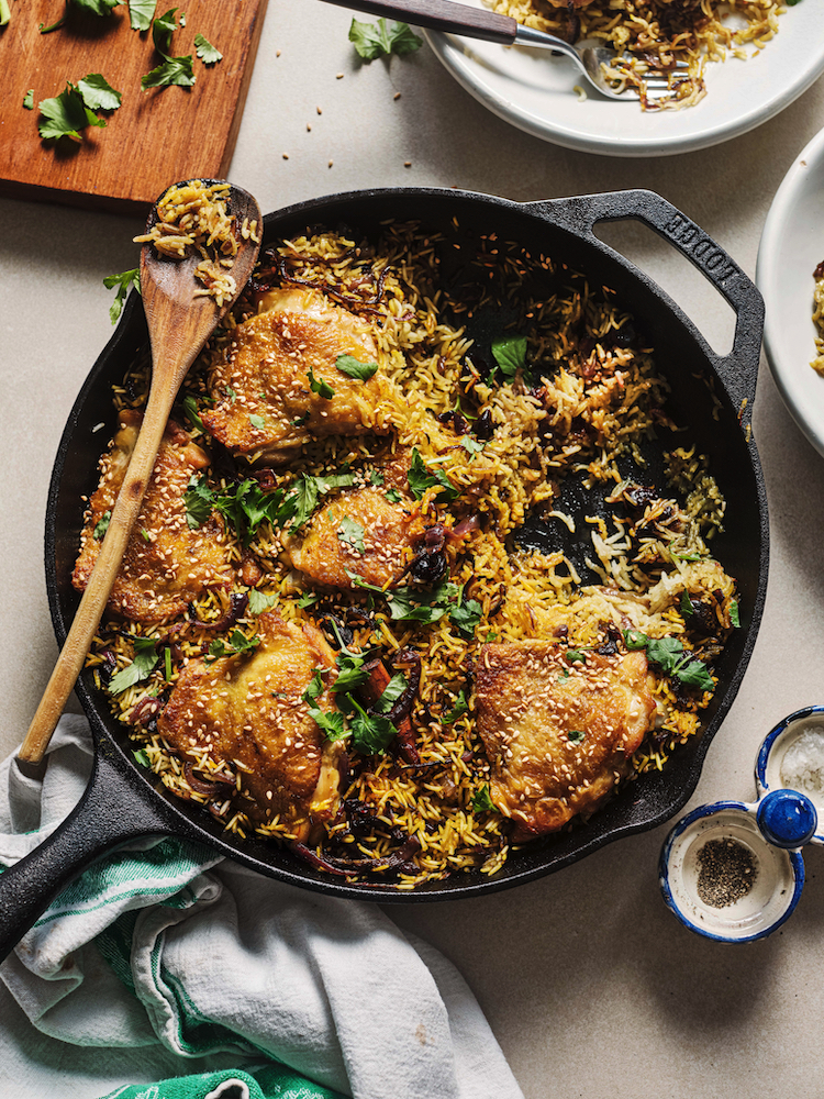 Cardamom Cinnamon Chicken Rice, from The Year of Miracles.