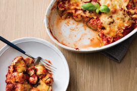 This recipe for Ricotta and Zucchini Cannelloni without the carbs is from The 10:10 Diet Recipe Book.