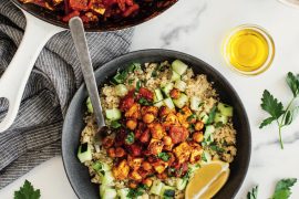 Chickpea Glow Bowl, from The Fibre Fuelled Cookbook.