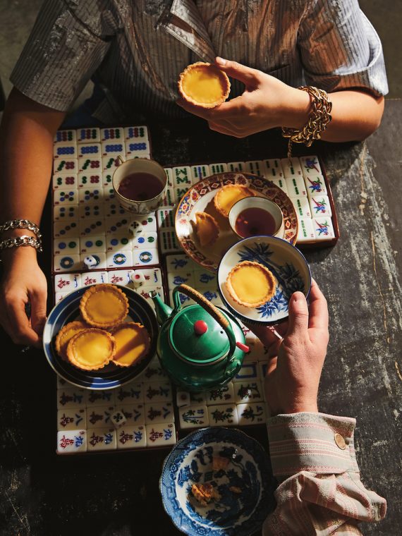 Cheat's egg custard tarts, from Chinese-ish