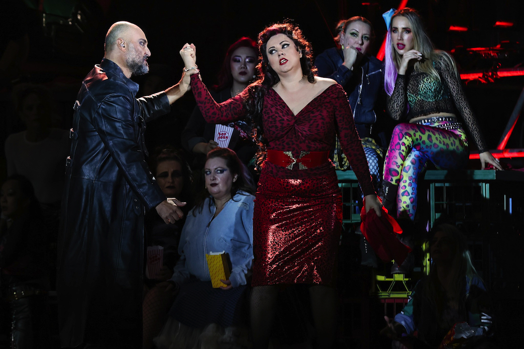 Carmen Topciu in the role of Carmen at Friday night's opening performance. Photo: Prudence Upton.