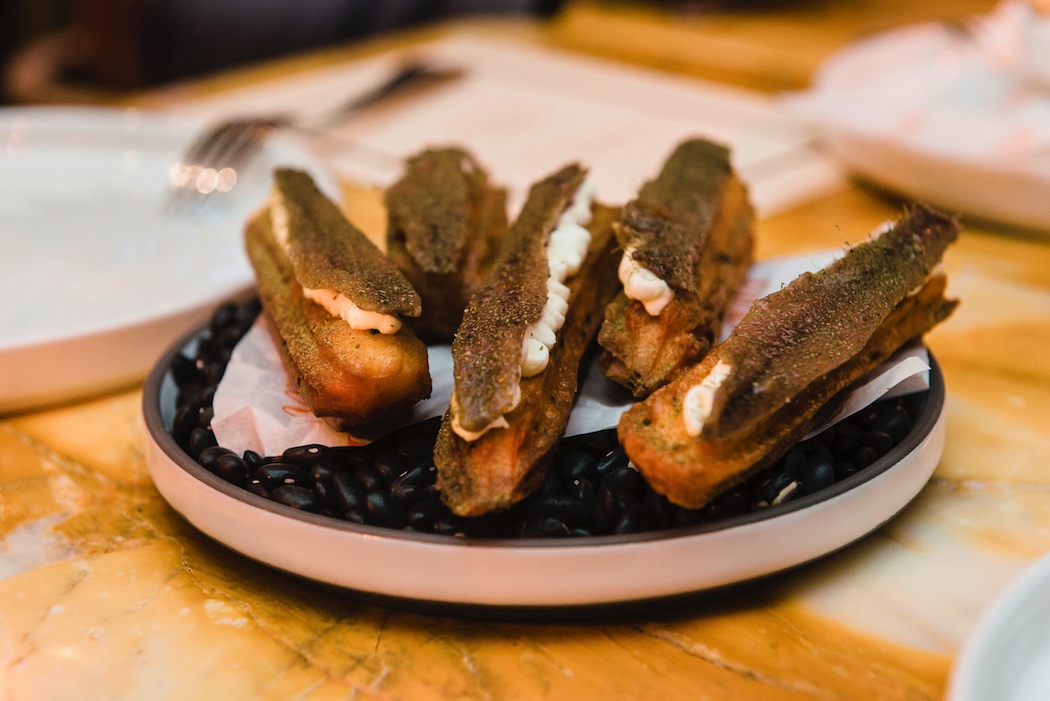 Anchovy churros, one of the highlights at Parlar in Potts Point (photo supplied by the Catalan Tourist Board).