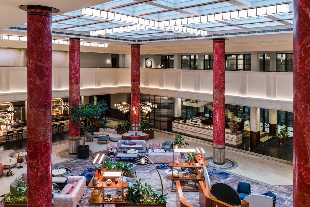 Hotel Kimpton Margot Sydney art deco atrium