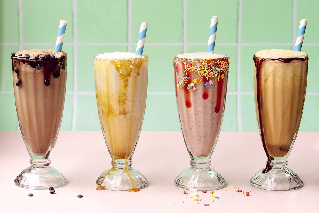 Four milkshakes for hot summer days, from Simple (Mostly) Vegan Kitchen.