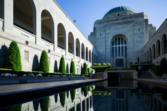 The Australian War Memorial: one of Canberra's most iconic sites.