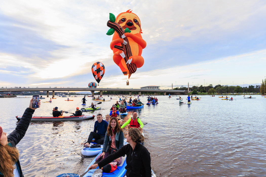 The Canberra Balloon Spectacular is always hugely popular.