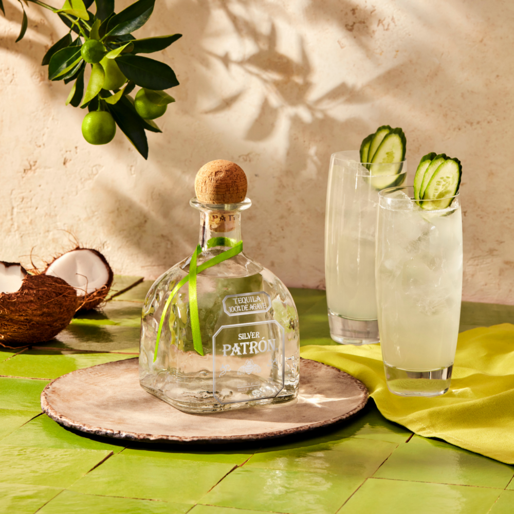 Enjoy this recipe for refreshing Cucumber-Coconut Margarita.